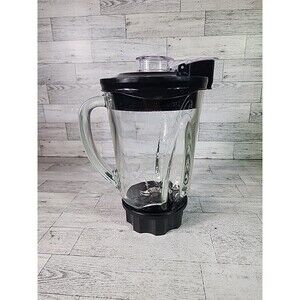 Hamilton Beach Wave Action Blender Pitcher 48 oz Glass Jar Replacement w/ Lid